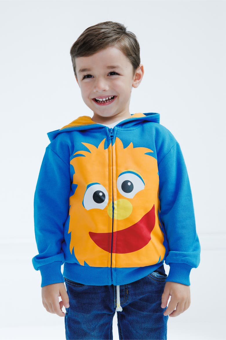 Boys' Fleece Zip-Up Hoodie, Alternate, color, Royal Blue Herbie