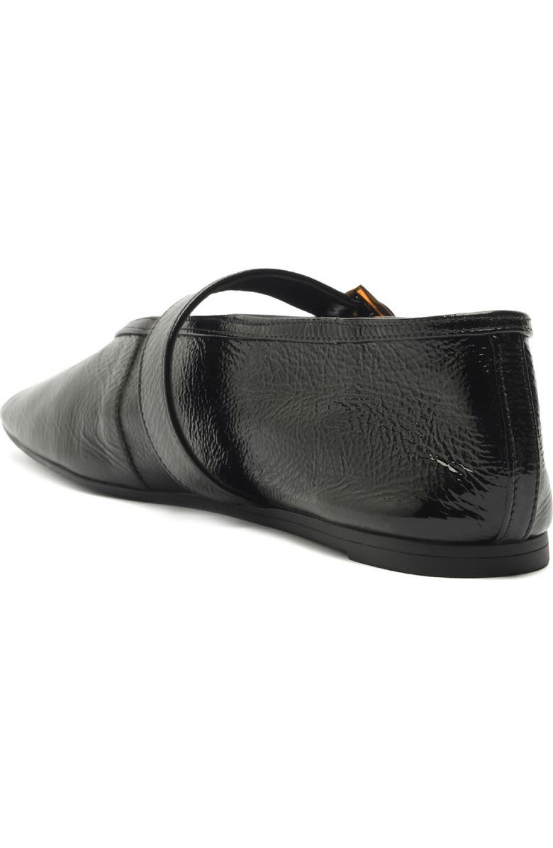 Schutz Courtney Patent Leather Mary Jane Flat, Alternate, color, Black