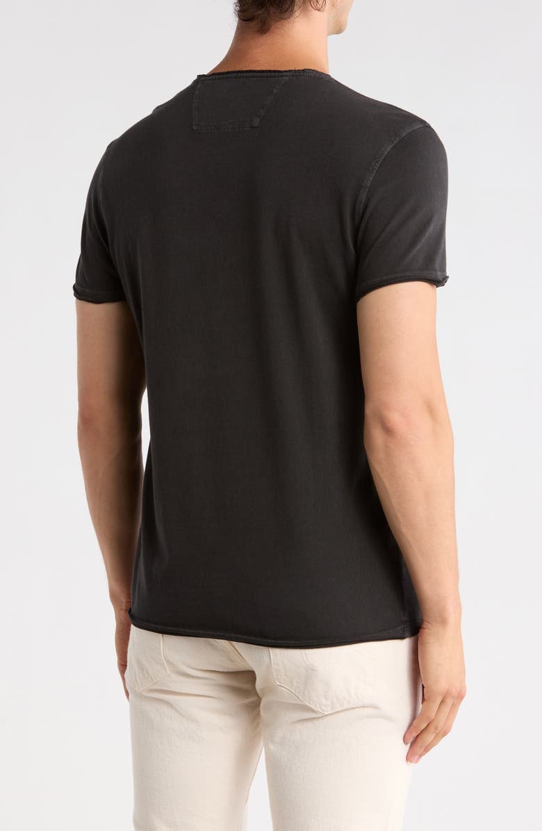 John Varvatos Chain Peace Cotton T-Shirt, Alternate, color, Charcoal