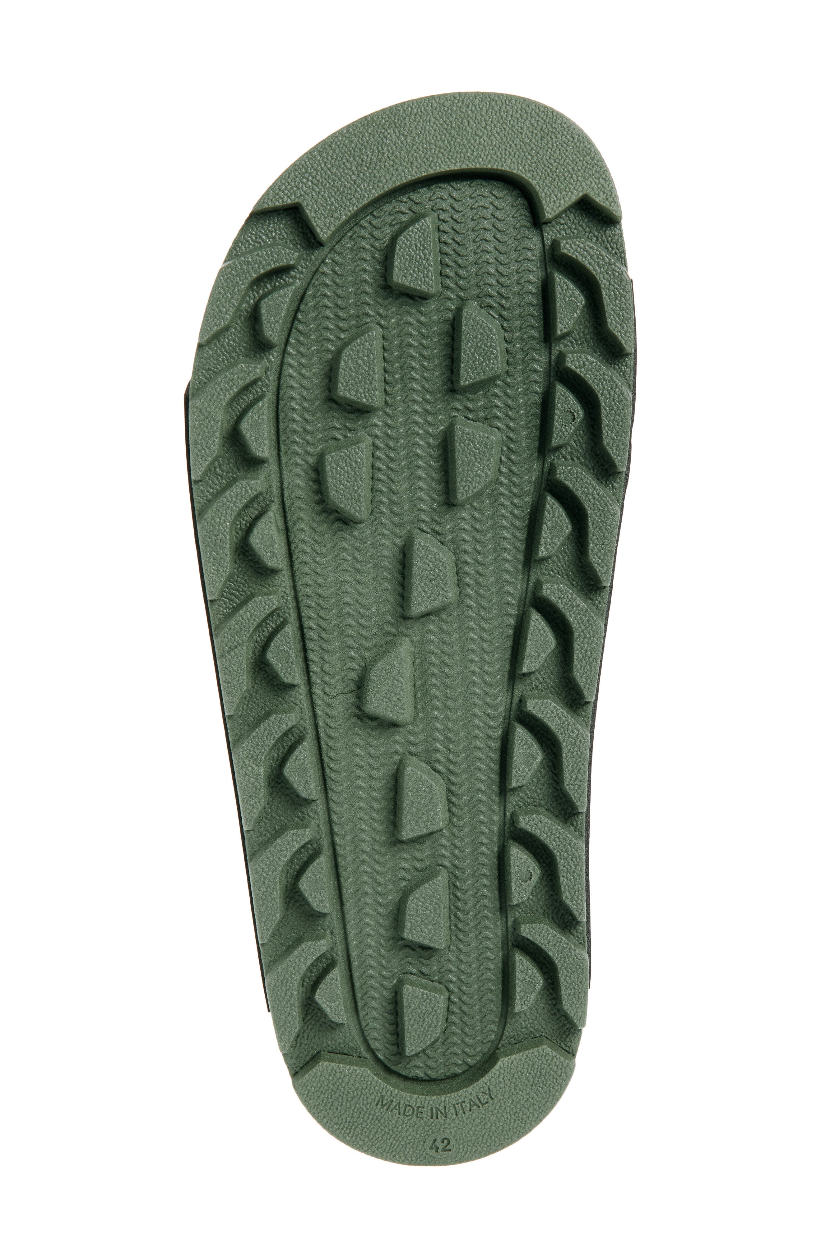 Roberto Cavalli Double Strap Slide Sandal, Alternate, color, Green