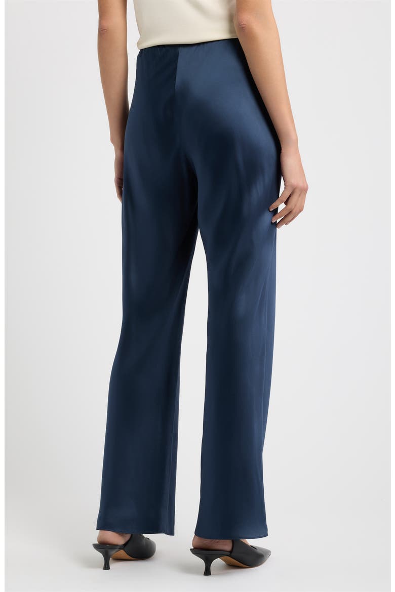 Beverly High Waist Straight Leg Pants, Alternate, color, NAVY