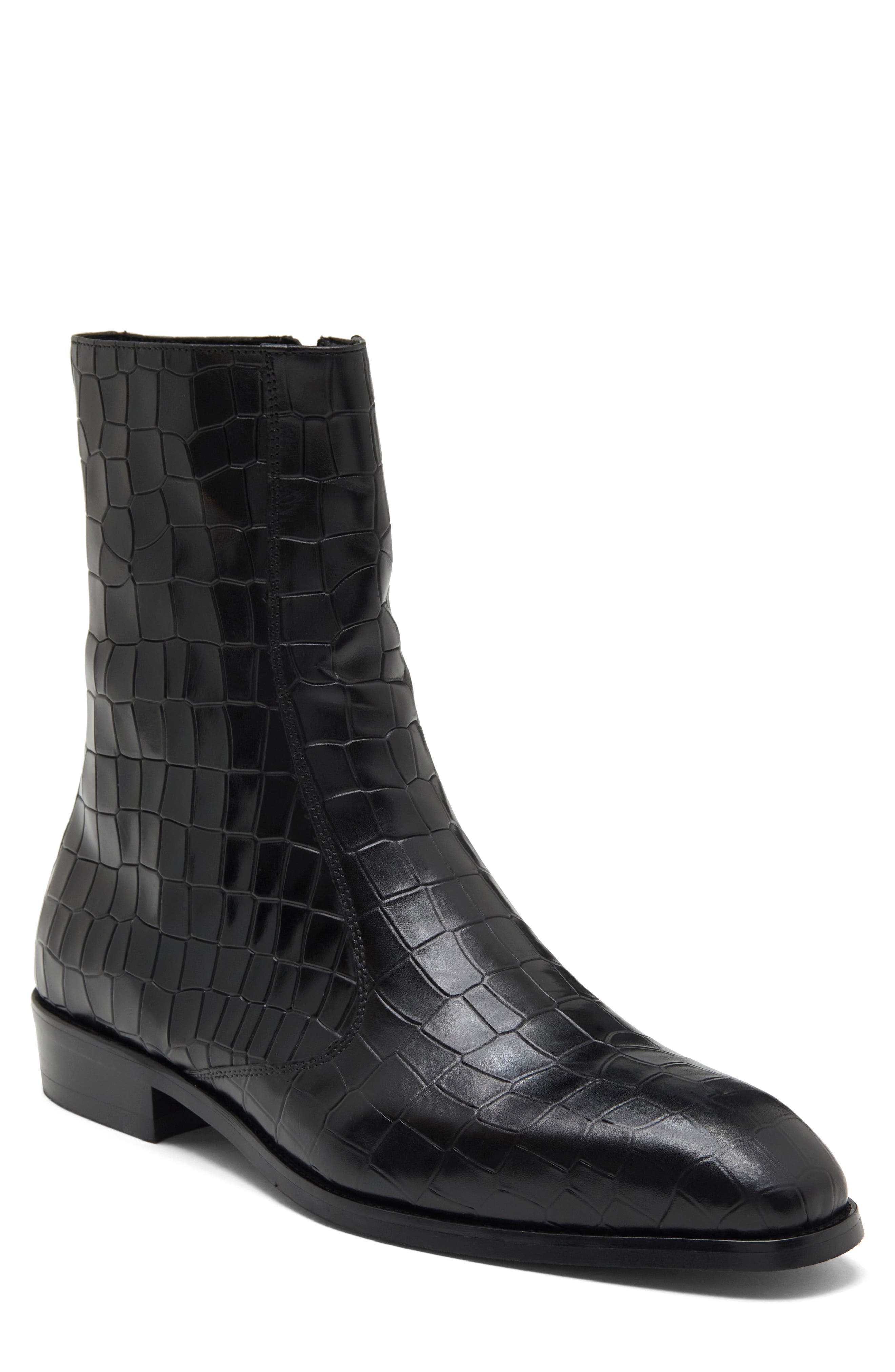 Amadeus Alligator Embossed Leather Boot