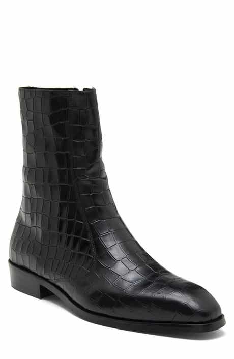Amadeus Alligator Embossed Leather Boot
