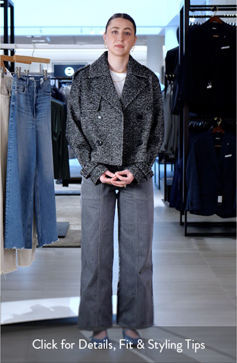 Short Trench Peacoat, sales video thumbnail