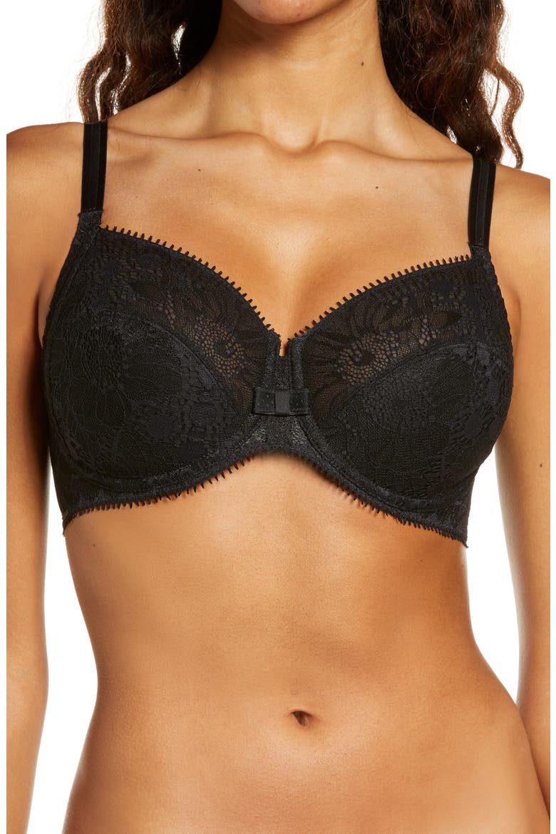 Day to Night Underwire Bra, Main, color, BLACK