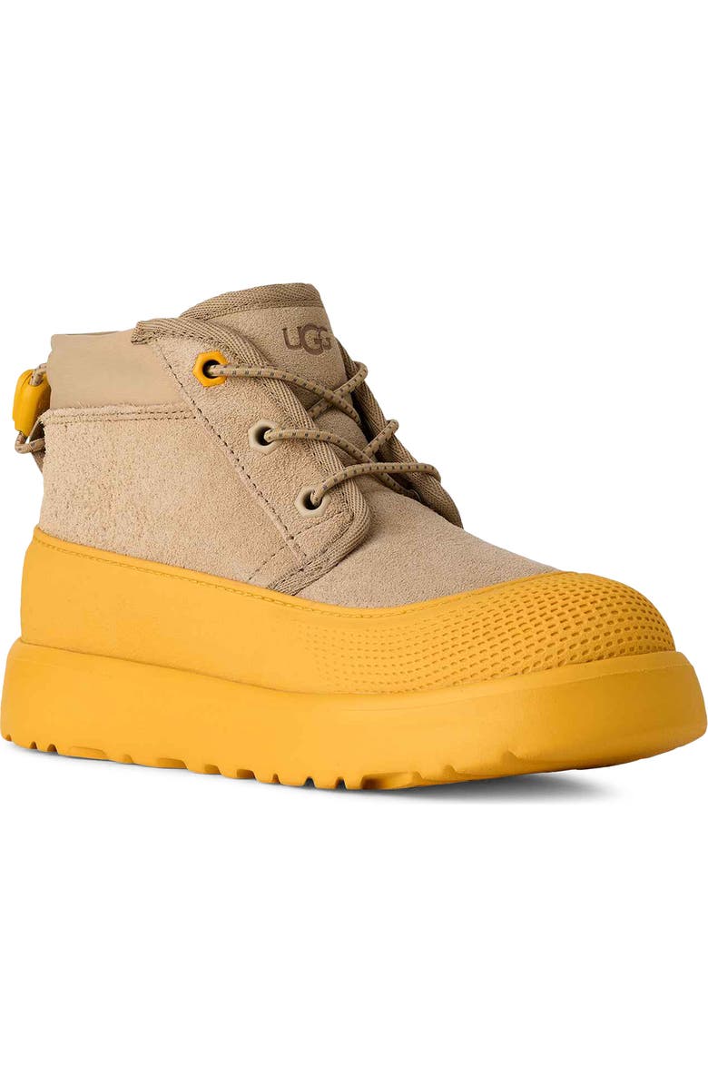UGG<sup>®</sup> Kids' Neumel Waterproof Hybrid Boot, Main, color, Mustard Seed / Summer Wheat