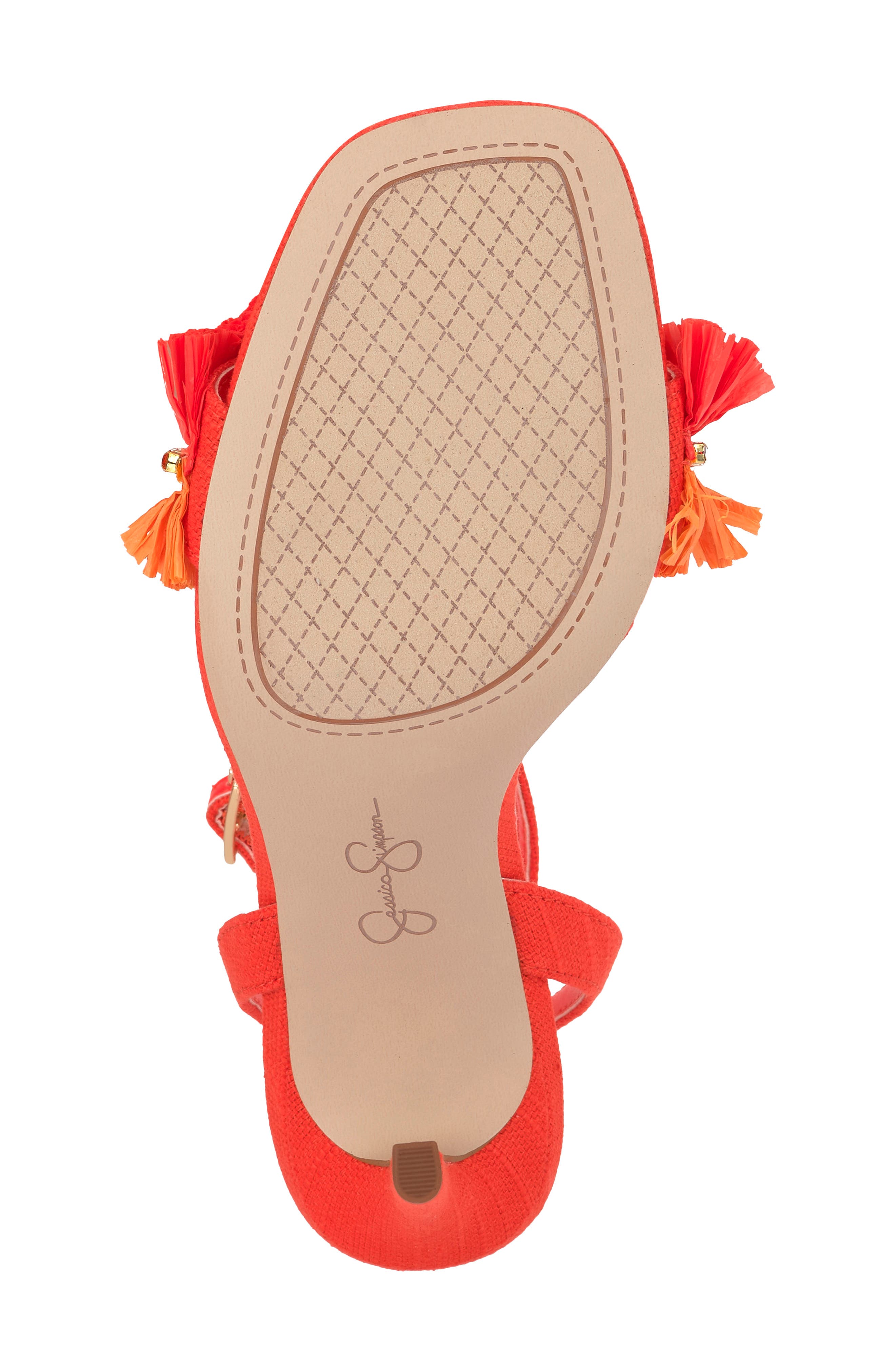Omiena Ankle Strap Sandal, Alternate, color, ORANGE 01