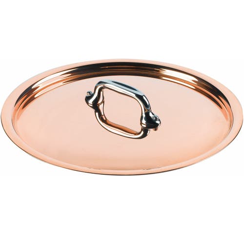 Mauviel M150s 18cm / 7 Inch Lid, Cast Stainless Steel Handle In Copper