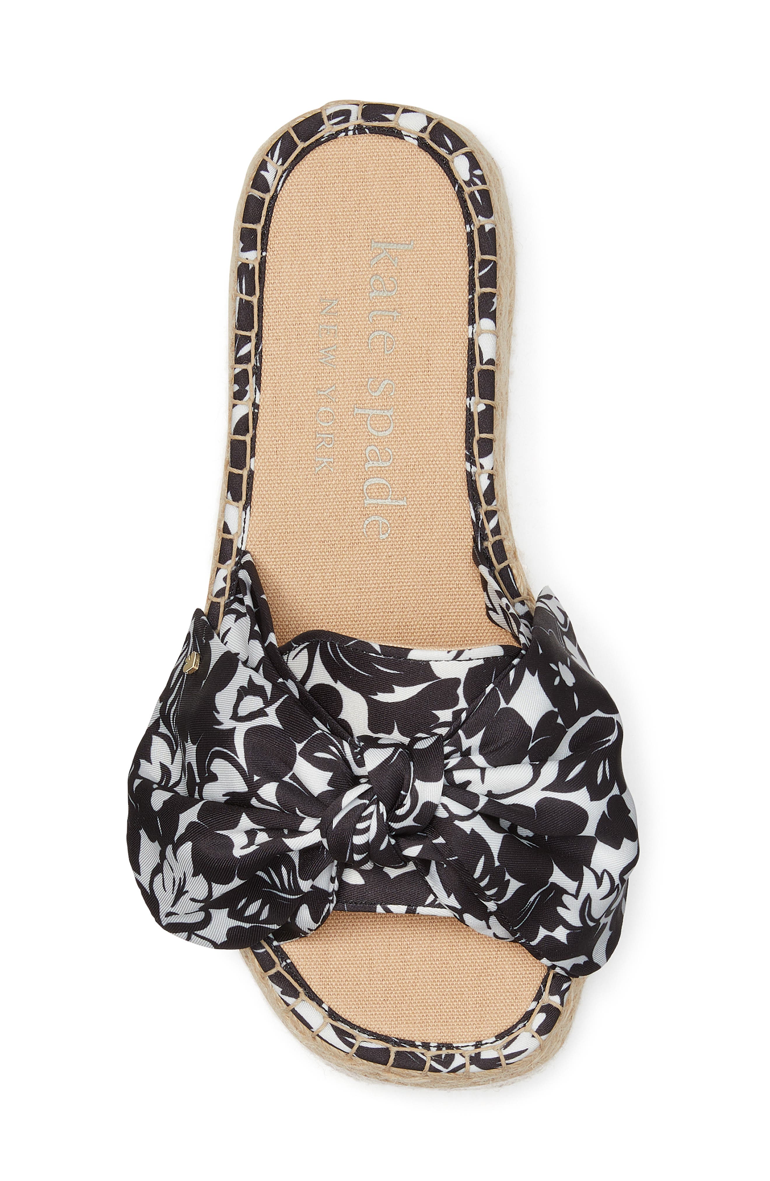 Kate Spade New York lucie espadrille platform slide sandal, Alternate, color, 