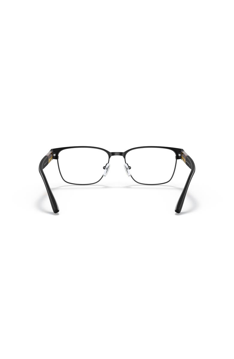 Armani Exchange 55mm Rectangle optical glasses, Alternate, color, Black