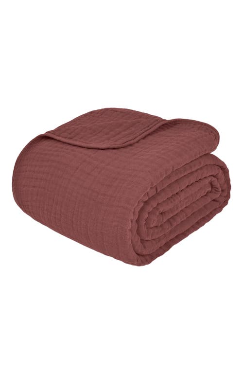 Comfy Cubs Adult Muslin Blanket in Wine  product