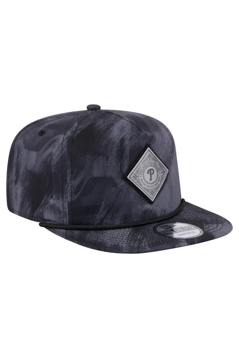 Men's New Era Navy Philadelphia Phillies Printed Golfer Snapback Hat, Alternate, color, Navy
