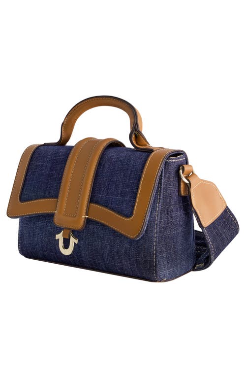 TRUE RELIGION TRUE RELIGION MINI DENIM SATCHEL BAG
