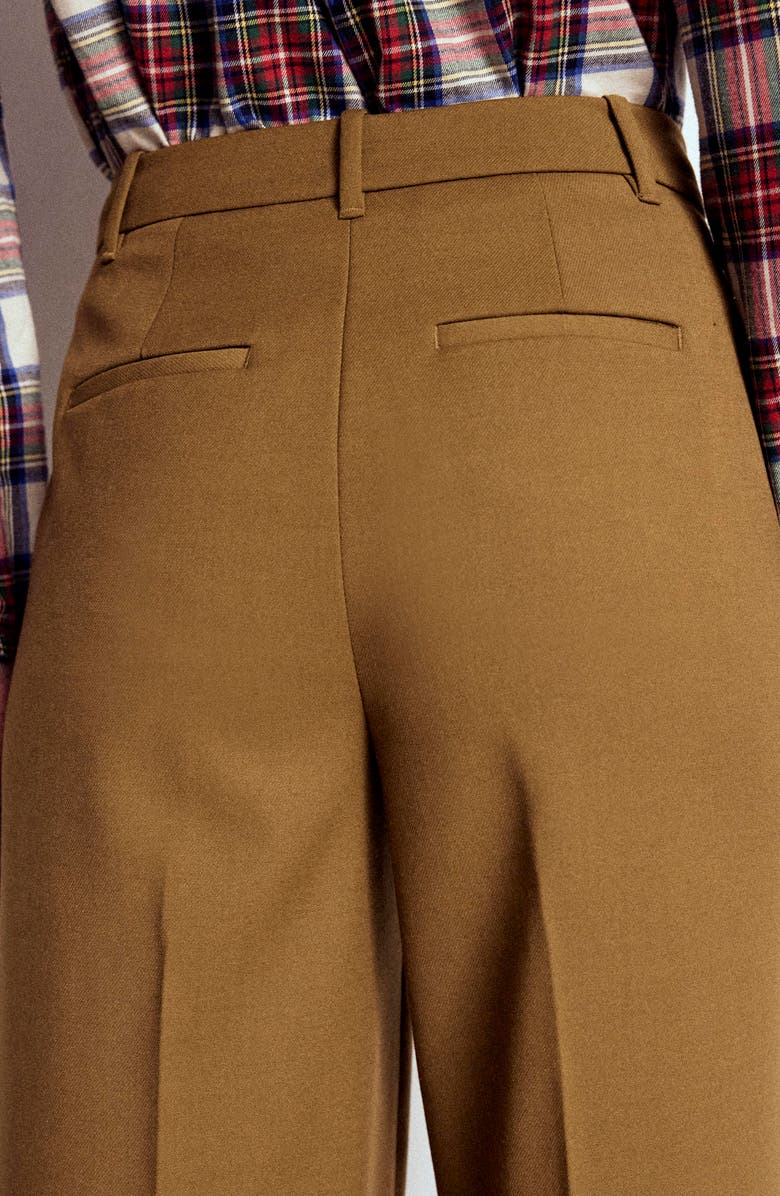Boden Belgravia Wide Leg Trousers, Alternate, color, Tobacco