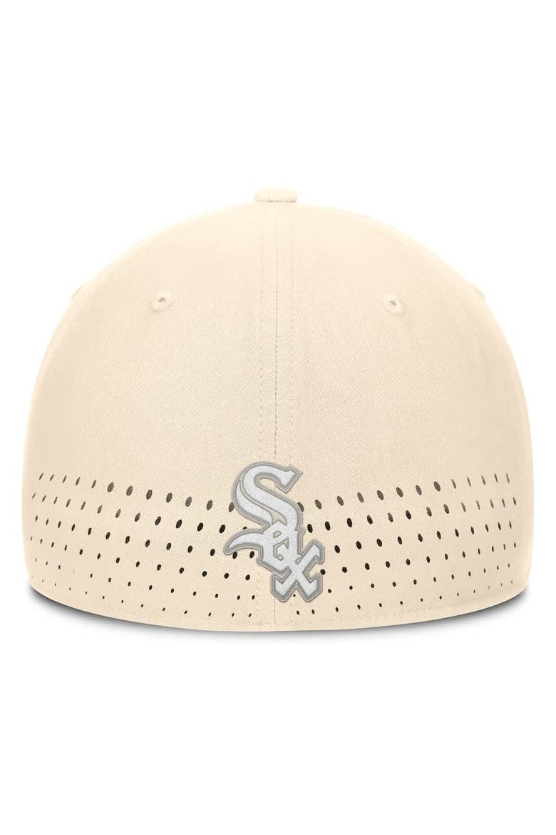 Men's Nike  Cream Chicago White Sox Rise Performance Flex Hat, Alternate, color, Cream