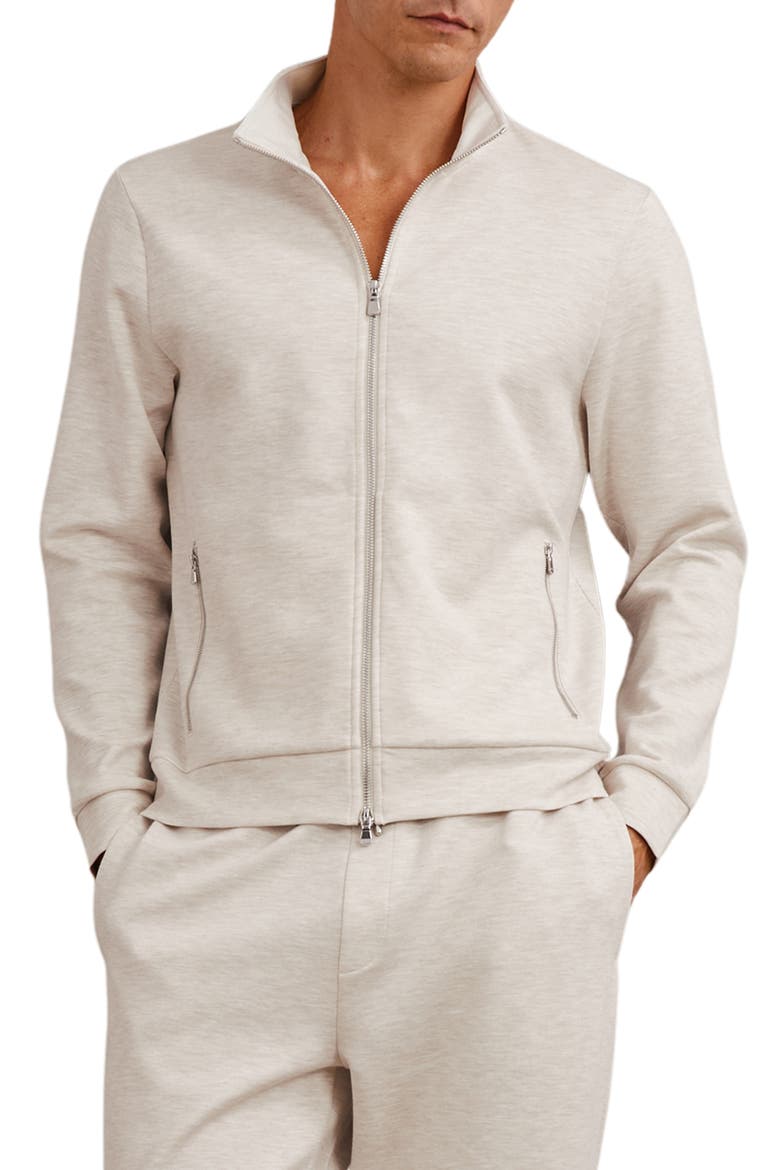 Cortona Front Zip Sweatshirt, Main, color, OATMEAL