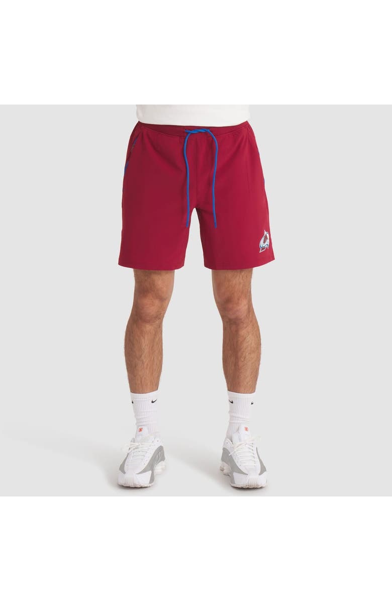 FANATICS Men
s Fanatics Burgundy Colorado Avalanche Authentic Pro Rink Performance Shorts, Main, color, Burgundy