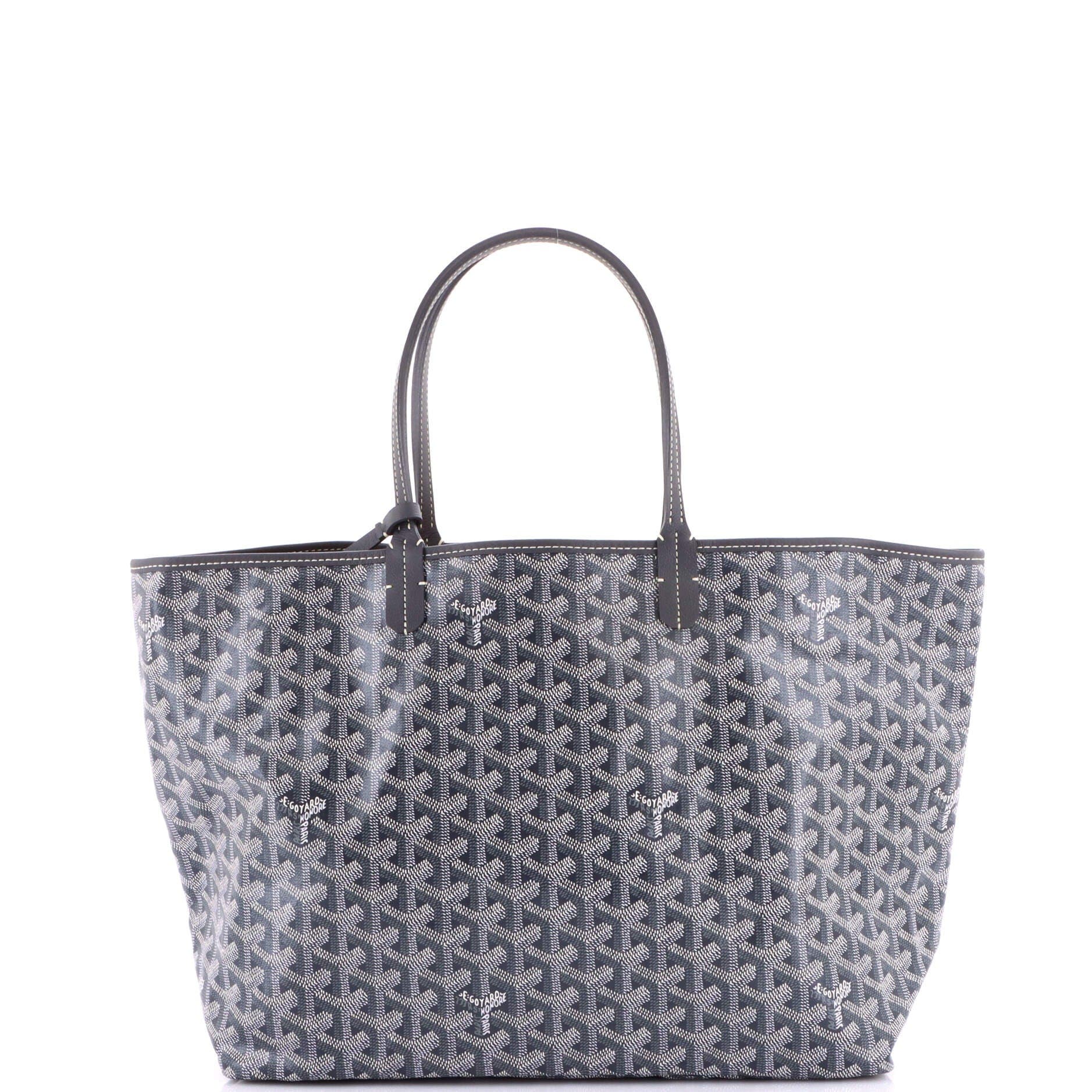 Pre-Owned Goyard Saint Louis Tote Coated Canvas PM, Alternate, color, Gray