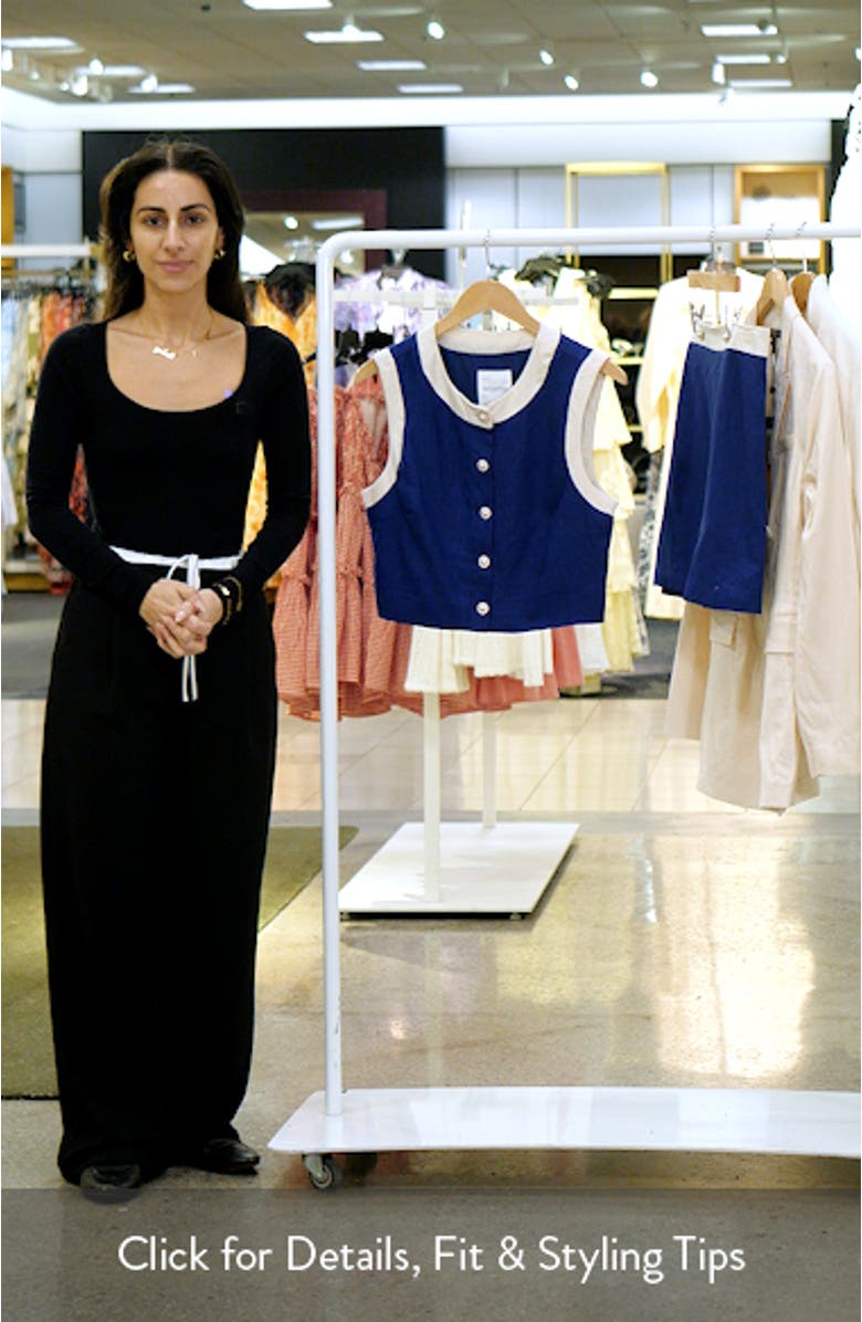 Colorblock Crop Vest, sales video thumbnail