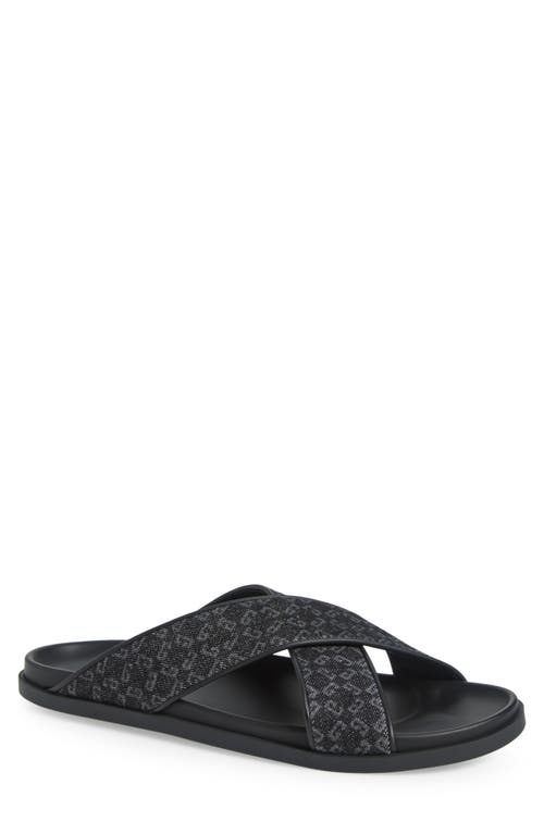 Givenchy Black G Plage Monogram 72 Pool Slides In Black