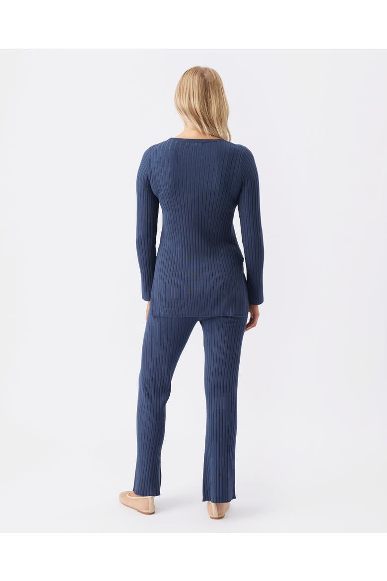 Stella Rib Nursing Knit, Alternate, color, French Navy