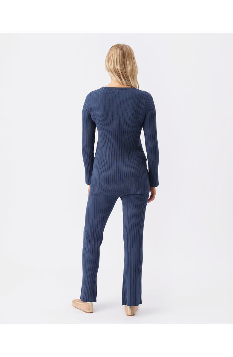 Ripe Maternity Stella Rib Nursing Knit, Alternate, color, French Navy