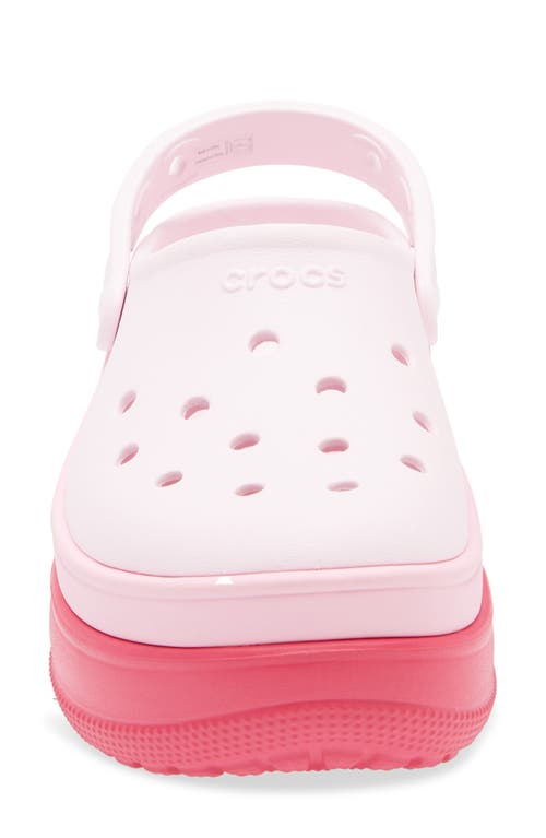 Crocs Classic Stacked Clog In Pink