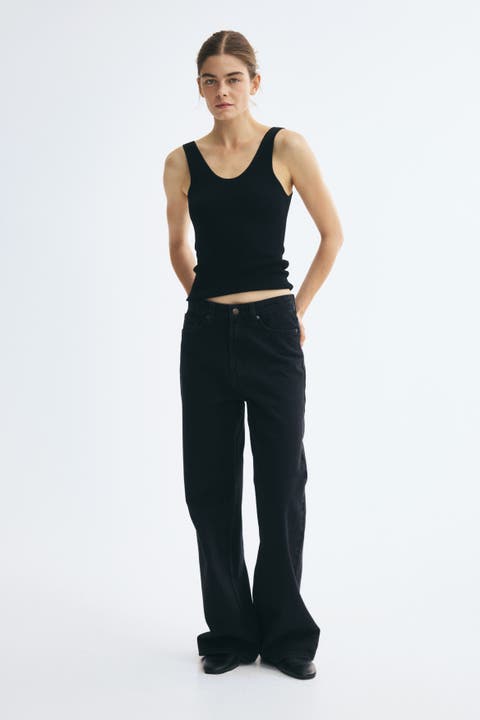 Ava Ultra High Rise Wide Leg Jeans