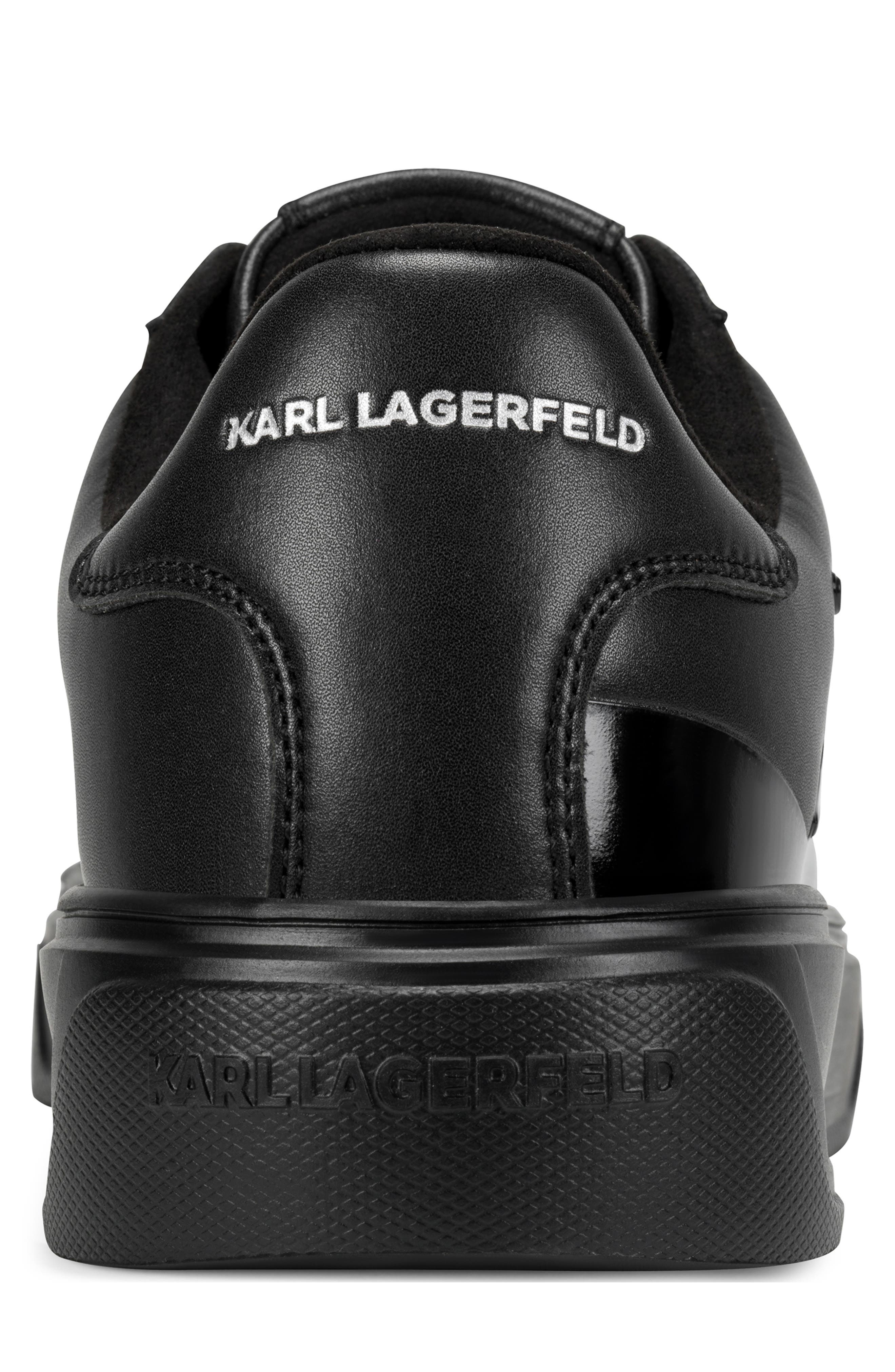 KARL LAGERFELD PARIS Hi Density Low Top Sneaker, Alternate, color, Black