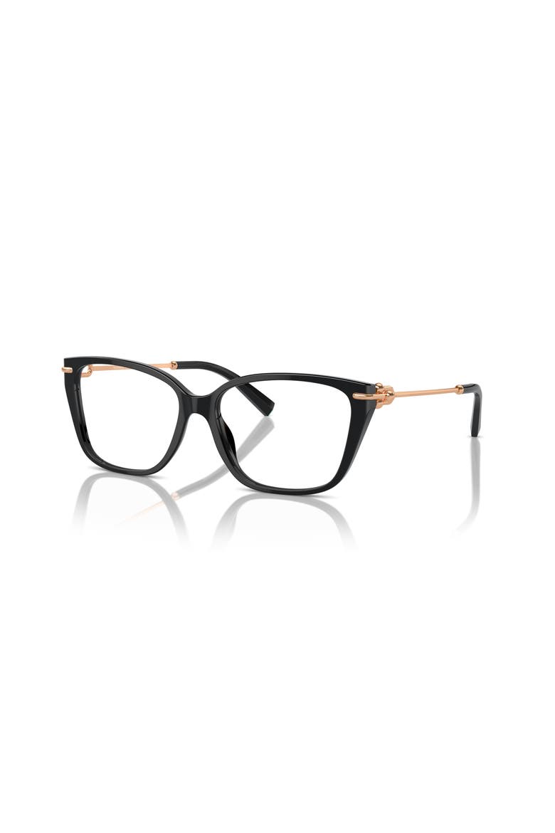 55mm Rectangle optical glasses, Main, color, Black