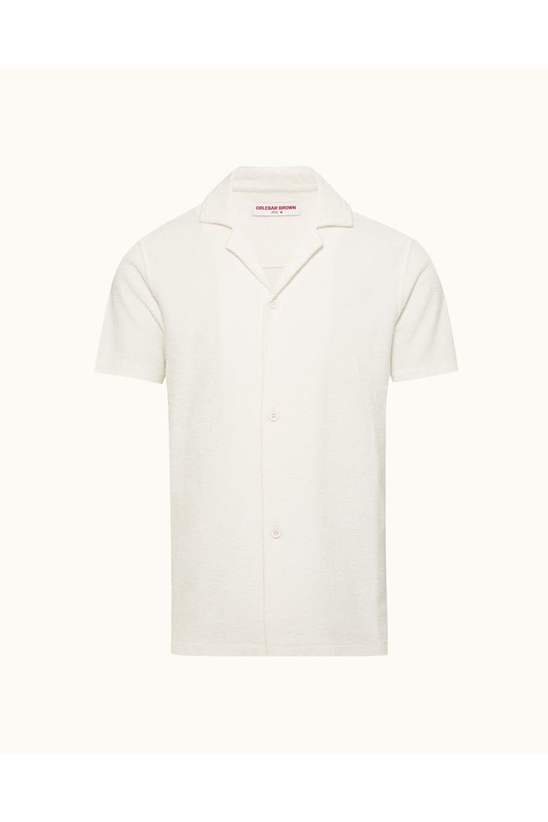 Howell Towelling Relaxed-Fit Shirt, Alternate, color, Sea Mist