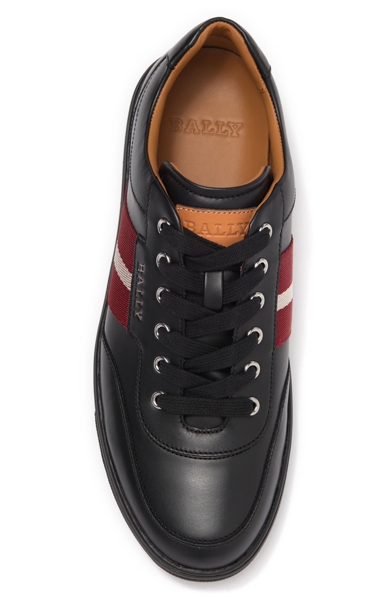 Oriano Leather Fashion Sneaker, Alternate, color, 0100 BLACK