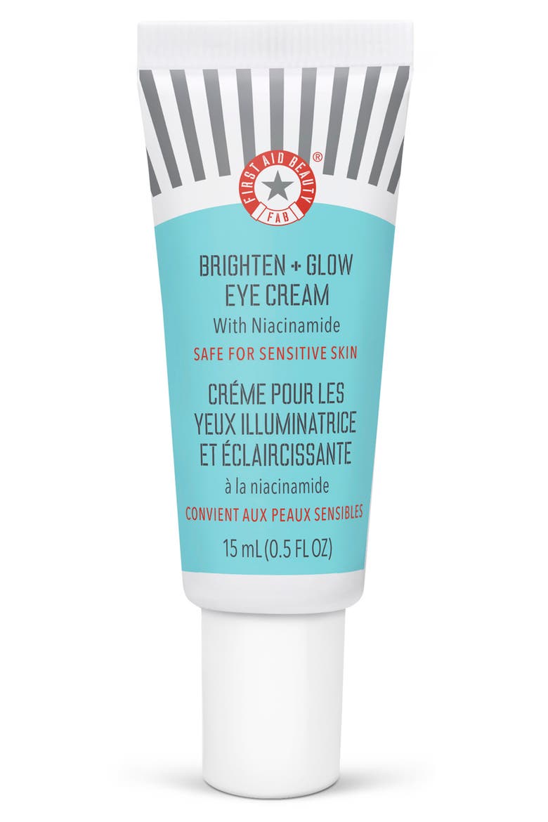Brighten + Glow Eye Cream with Niacinamide, Main, color, NO COLOR
