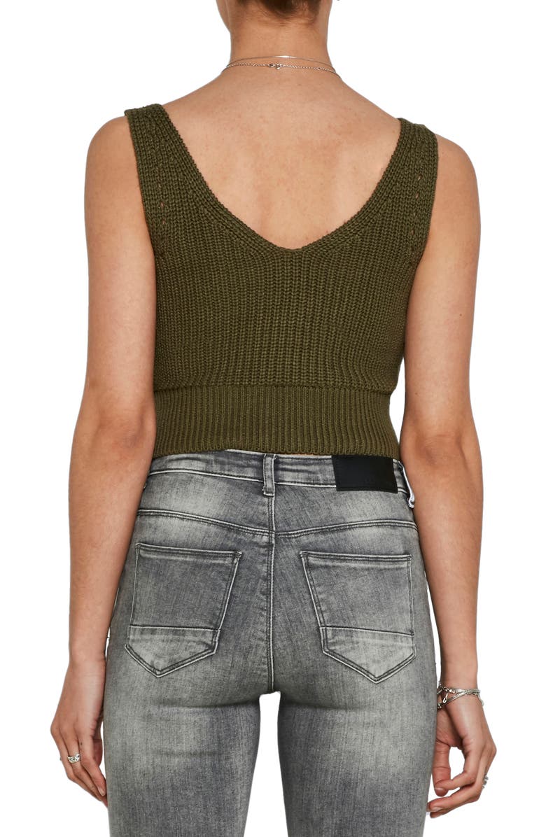 Noisy may Sara Rib Knit Crop Tank, Alternate, color, 