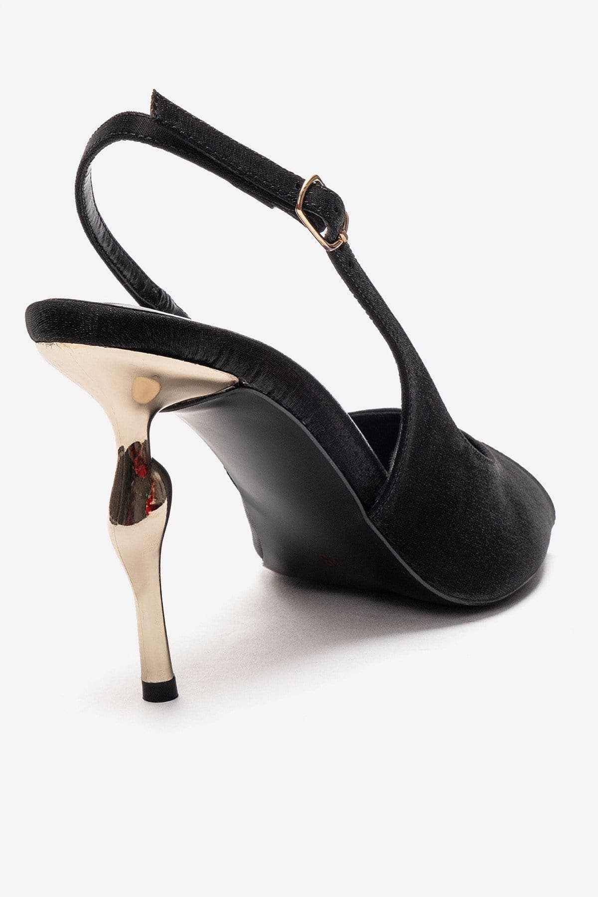 Prologue Shoes Amore Slingback Stiletto Pump, Alternate, color, Black