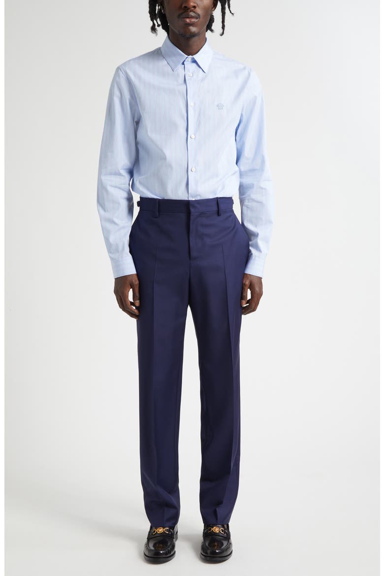 Wool Trousers, Alternate, color, INK