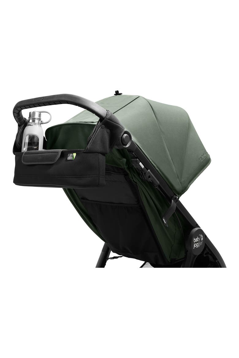 city mini® GT2 All-Terrain Stroller, Parent Console & Belly Bar Package, Alternate, color, BLACK/ GREEN