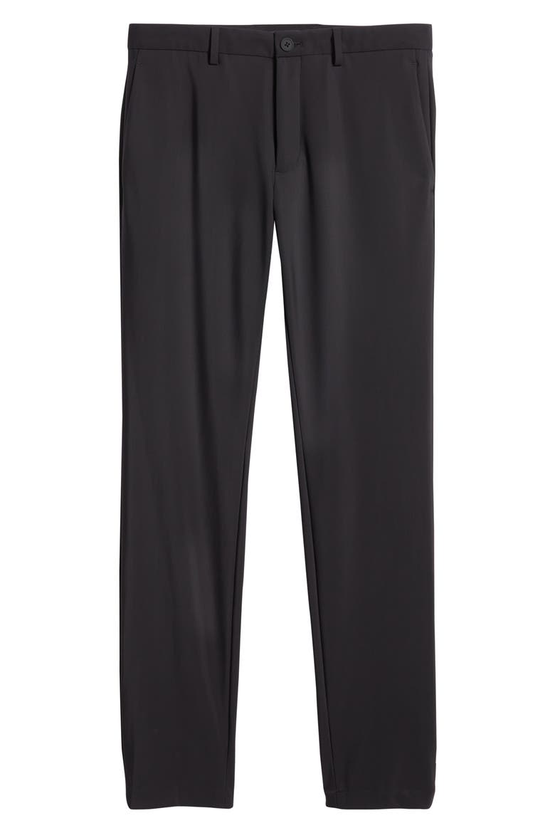 Zaine Precision Ponte Knit Pants, Alternate, color, BLACK
