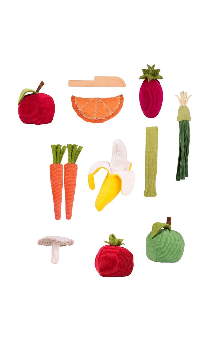 Salus Brands PopOhVer Pretend Play Plush Food Play Set, Alternate, color, 