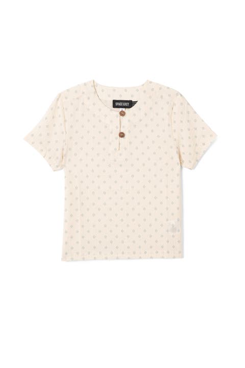Printed Gauze Short Sleeve Shirt