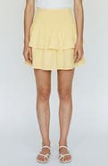 VERO MODA Natali Tiered Smocked Waist Miniskirt
