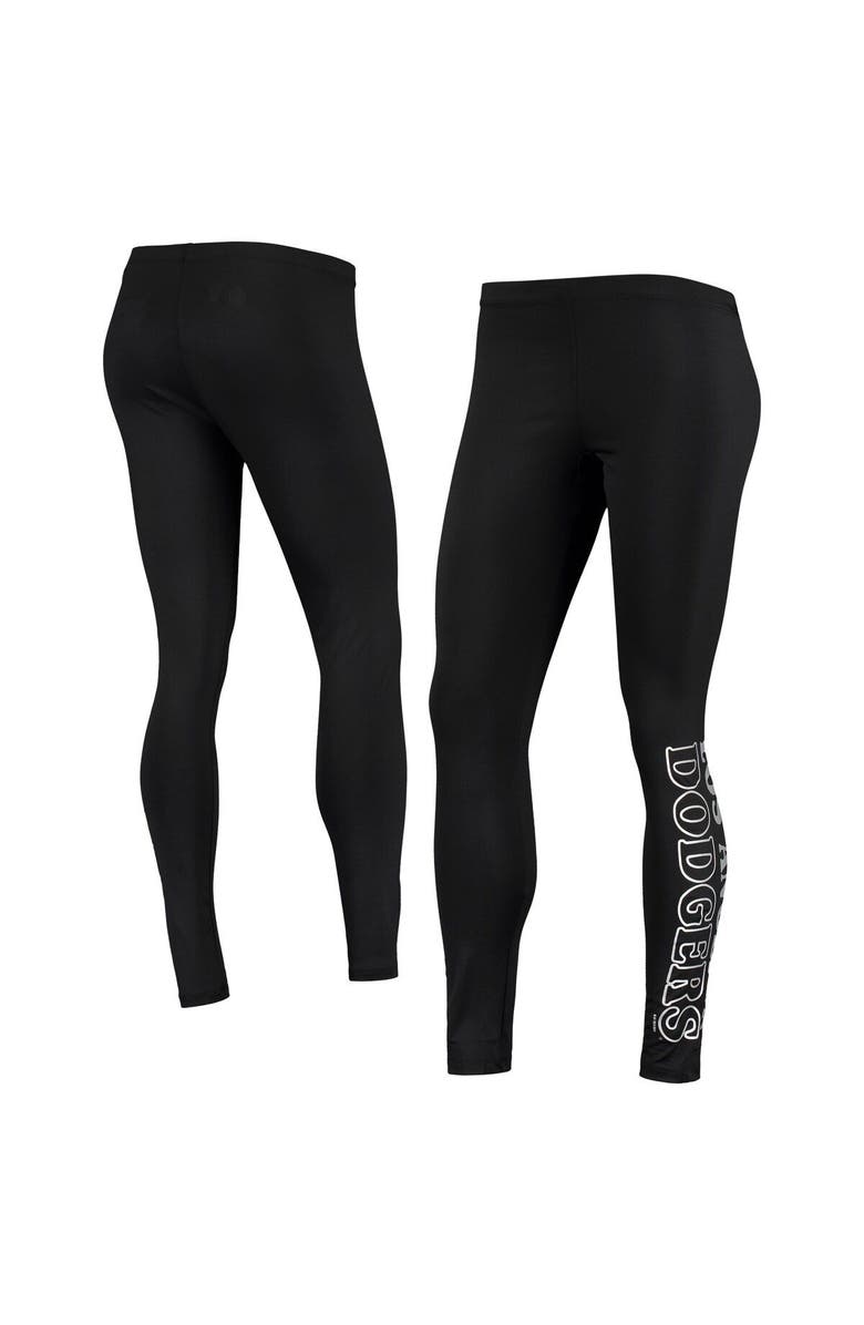 G-III 4HER BY CARL BANKS Women's G-III 4Her by Carl Banks Black Los Angeles Dodgers Stadium Lightweight Leggings, Main, color, Black