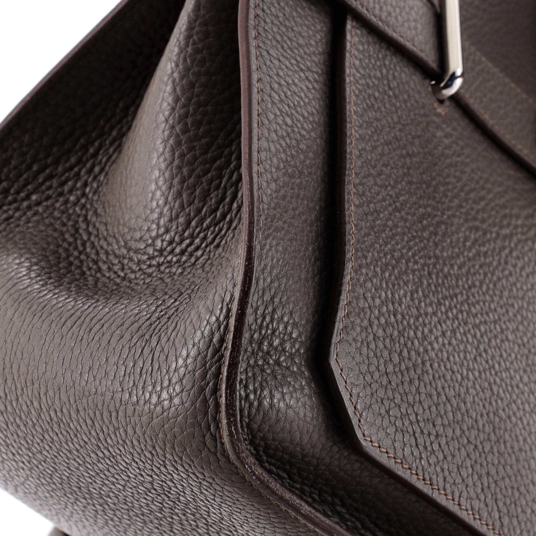 Pre-Owned Hermes Jypsiere Bag Clemence 31, Alternate, color, Etoupe