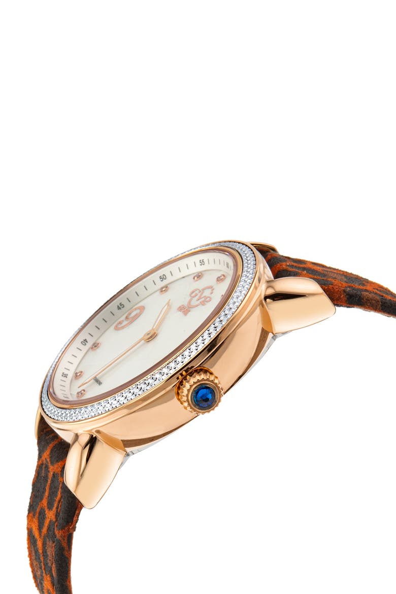Women's GV2 Ravenna Diamond Swiss Watch, 37mm - 0.053 ctw, Alternate, color, COPPER
