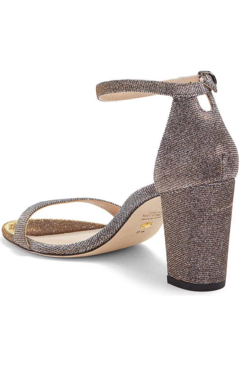 Stuart Weitzman Nearly Nude Block Heel Sandal, Alternate, color,