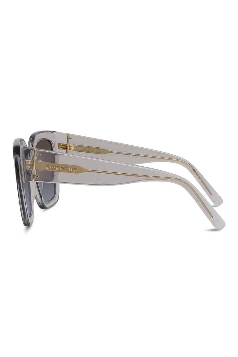 Bold 53mm Square Sunglasses, Alternate, color, GREY/ OTHER / GRADIENT BLUE
