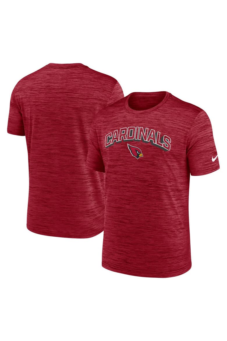 Men's Nike Cardinal Arizona Cardinals Velocity Performance T-Shirt, Main, color, Cardinal