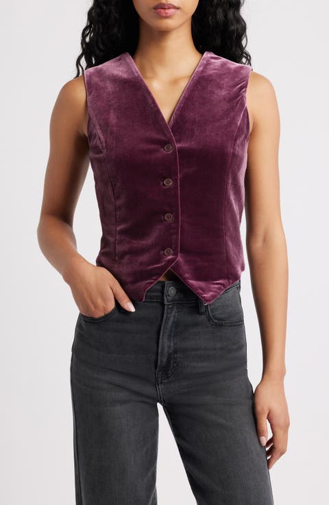 Shanna Velvet Vest