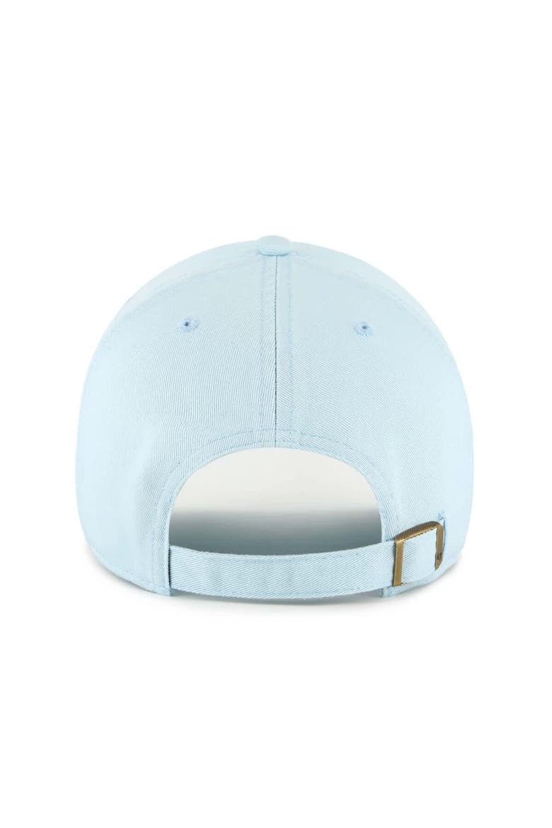 Men's '47 Powder Blue Penn State Nittany Lions Vault Clean Up Adjustable Hat, Alternate, color, Powder Blue