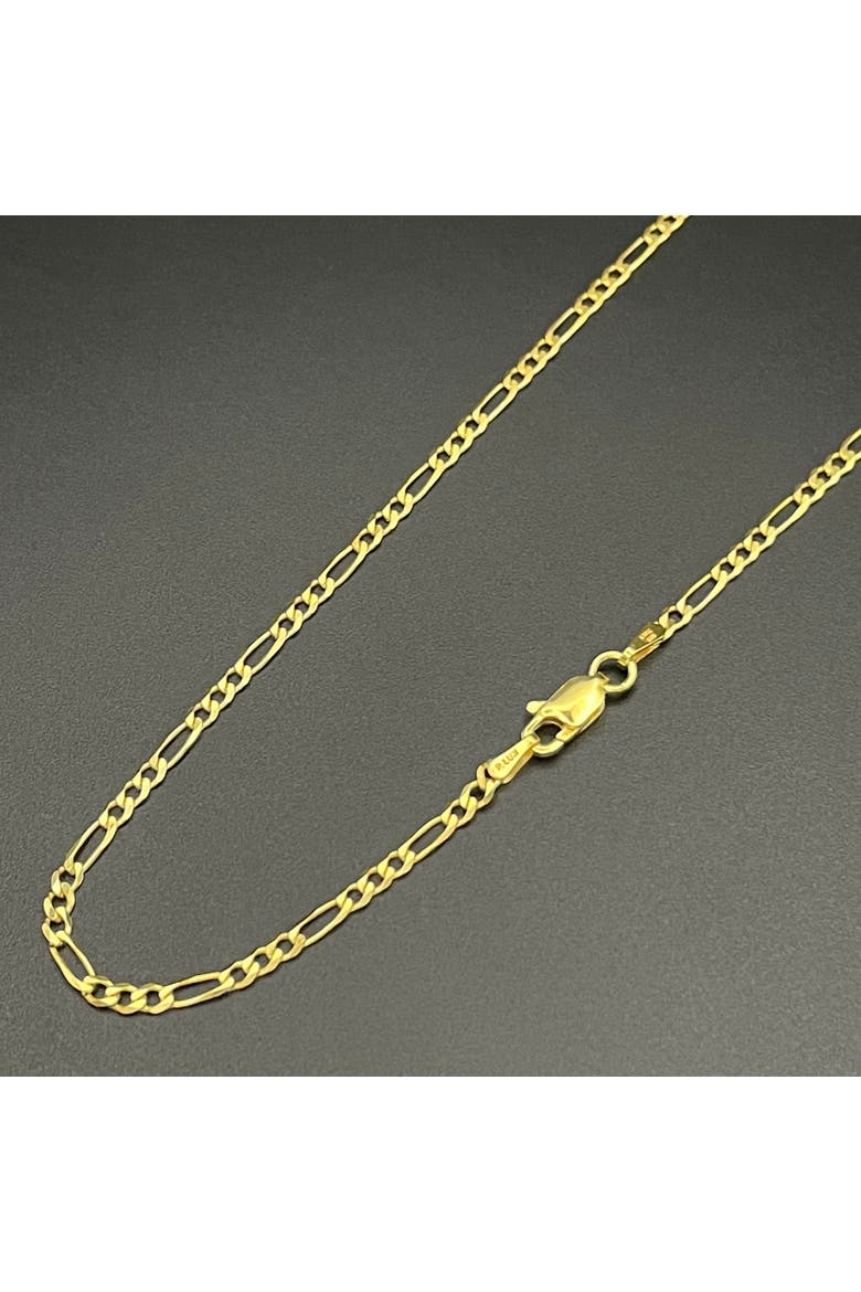 Gold-Plated Sterling Silver 2.5MM Link Necklace, Alternate, color, Gold